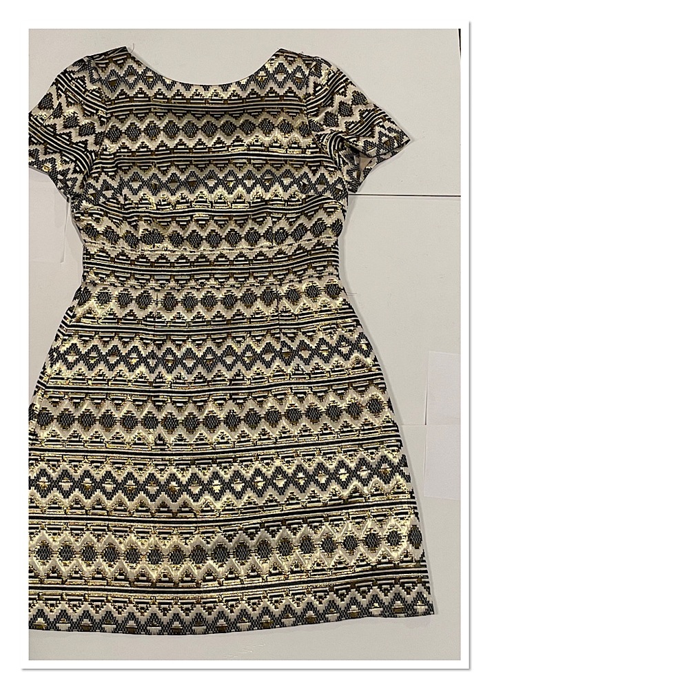 Vince Camuto Multicolor metallic sheath dress